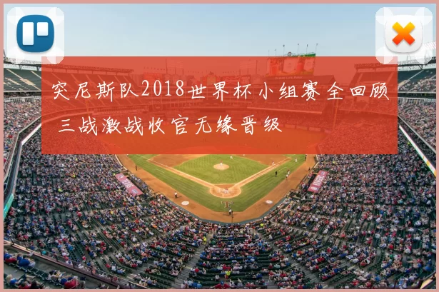突尼斯队2018世界杯小组赛全回顾 三战激战收官无缘晋级